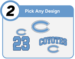 CLARKSBURG HIGH SCHOOL COYOTES Customize It Banner - Step 2 Banner