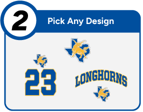DIME BOX HIGH SCHOOL LONGHORNS Customize It Banner - Step 2 Banner
