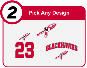 BALDWIN-WOODVILLE HIGH SCHOOL BLACKHAWKS Customize It Banner - Step 2 Banner