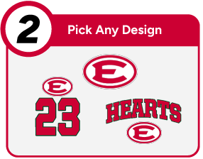 EFFINGHAM HIGH SCHOOL HEARTS Customize It Banner - Step 2 Banner