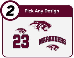 DUNKIRK HIGH SCHOOL MARAUDERS Customize It Banner - Step 2 Banner