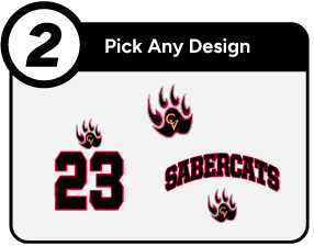 CASTLE VIEW HIGH SCHOOL SABERCATS Customize It Banner - Step 2 Banner