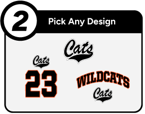 LOS GATOS HIGH SCHOOL WILDCATS Customize It Banner - Step 2 Banner