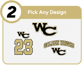 WASHINGTON COUNTY HIGH SCHOOL GOLDEN HAWKS Customize It Banner - Step 2 Banner