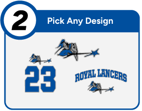 SPEARVILLE HIGH SCHOOL ROYAL LANCERS Customize It Banner - Step 2 Banner