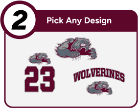MOUNTAIN LAKE HIGH SCHOOL WOLVERINES Customize It Banner - Step 2 Banner