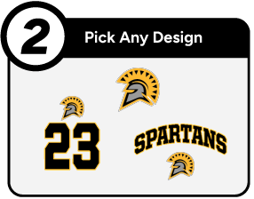 MOUNTAIN VIEW HIGH SCHOOL SPARTANS Customize It Banner - Step 2 Banner