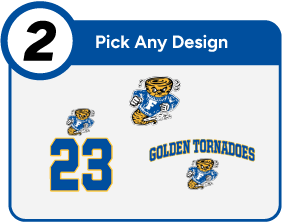 FRANKLIN HIGH SCHOOL GOLDEN TORNADOES Customize It Banner - Step 2 Banner