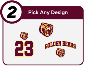ROBERTSDALE HIGH SCHOOL GOLDEN BEARS Customize It Banner - Step 2 Banner