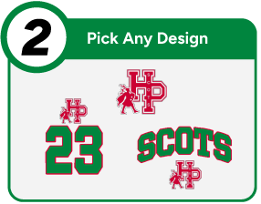 HIGHLAND PARK HIGH SCHOOL SCOTS Customize It Banner - Step 2 Banner