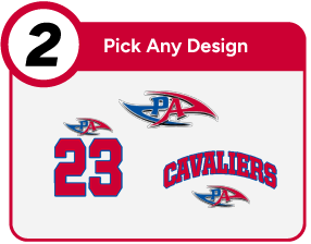 PRINCESS ANNE HIGH SCHOOL CAVALIERS Customize It Banner - Step 2 Banner