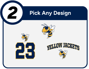 ITHACA HIGH SCHOOL YELLOW JACKETS Customize It Banner - Step 2 Banner