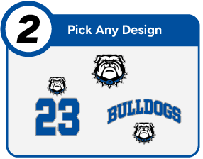 PORTAGEVILLE HIGH SCHOOL BULLDOGS Customize It Banner - Step 2 Banner