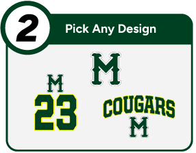 MONTGOMERY HIGH SCHOOL COUGARS Customize It Banner - Step 2 Banner