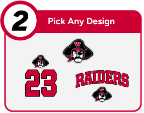 WELLESLEY HIGH SCHOOL RAIDERS Customize It Banner - Step 2 Banner