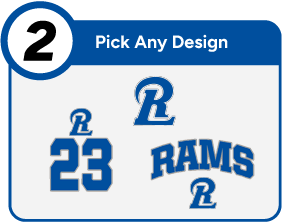 RANDOM LAKE RAMS The Official Online Store Customize It Banner - Step 2 Banner