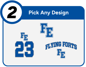 FORT EDWARD HIGH SCHOOL FLYING FORTS Customize It Banner - Step 2 Banner