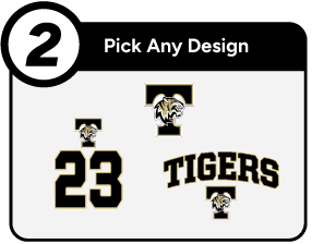 TEMPLE HIGH SCHOOL TIGERS Customize It Banner - Step 2 Banner