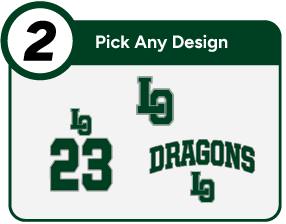 LAKE ORION HIGH SCHOOL DRAGONS Customize It Banner - Step 2 Banner