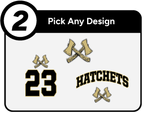 WASHINGTON HIGH SCHOOL HATCHETS Customize It Banner - Step 2 Banner