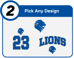 BISMARCK HIGH SCHOOL LIONS Customize It Banner - Step 2 Banner