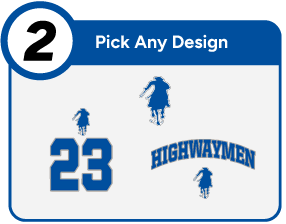TEANECK HIGH SCHOOL HIGHWAYMEN Customize It Banner - Step 2 Banner
