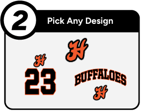 HALTOM HIGH SCHOOL BUFFALOES Customize It Banner - Step 2 Banner