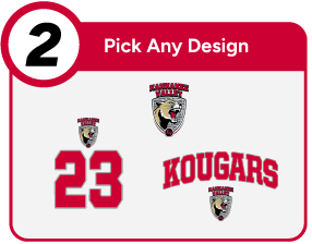KANKAKEE VALLEY HIGH SCHOOL KOUGARS Customize It Banner - Step 2 Banner