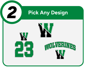 WESTWOOD HIGH SCHOOL WOLVERINES Customize It Banner - Step 2 Banner