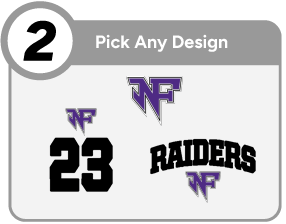NORTH FORSYTH HIGH SCHOOL RAIDERS Customize It Banner - Step 2 Banner