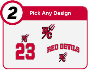 HINSDALE CENTRAL HIGH SCHOOL RED DEVILS Customize It Banner - Step 2 Banner