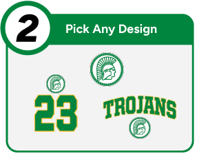 GREENE CENTRAL HIGH SCHOOL TROJANS Customize It Banner - Step 2 Banner