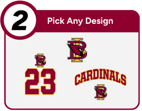 BISHOP IRETON HIGH SCHOOL CARDINALS Customize It Banner - Step 2 Banner