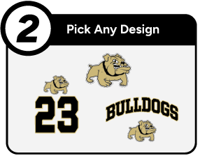 WESTFIELD HIGH SCHOOL BULLDOGS Customize It Banner - Step 2 Banner