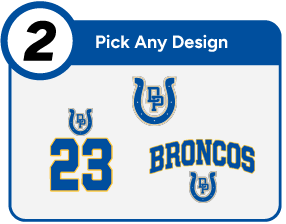 DOS PALOS HIGH SCHOOL BRONCOS Customize It Banner - Step 2 Banner