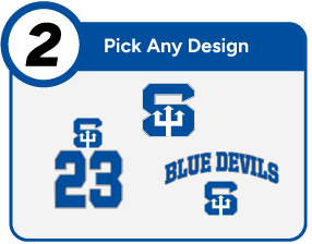 SHORTRIDGE HIGH SCHOOL BLUE DEVILS Customize It Banner - Step 2 Banner
