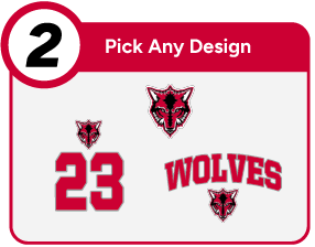 VANOSS HIGH SCHOOL WOLVES Customize It Banner - Step 2 Banner