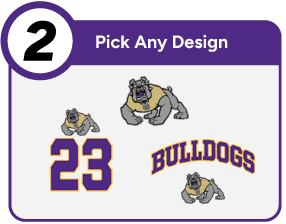 LOS MOLINOS HIGH SCHOOL BULLDOGS Customize It Banner - Step 2 Banner