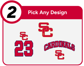 SETON CATHOLIC HIGH SCHOOL CARDINALS Customize It Banner - Step 2 Banner