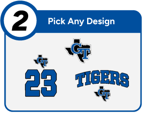 GUNTER HIGH SCHOOL TIGERS Customize It Banner - Step 2 Banner