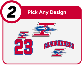 INTERSTATE 35 HIGH SCHOOL ROADRUNNERS Customize It Banner - Step 2 Banner