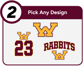 WABASSO HIGH SCHOOL RABBITS Customize It Banner - Step 2 Banner