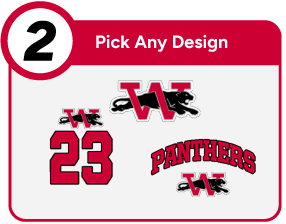WILMOT UNION HIGH SCHOOL PANTHERS Customize It Banner - Step 2 Banner