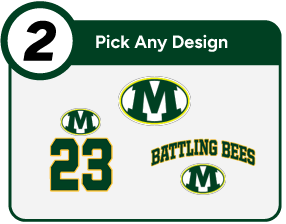 MEDINA HIGH SCHOOL BATTLING BEES Customize It Banner - Step 2 Banner