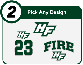 HOLY FAMILY CATHOLIC HIGH SCHOOL FIRE Customize It Banner - Step 2 Banner
