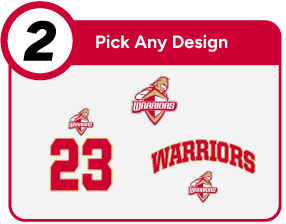 Two Rivers High School WARRIORS Customize It Banner - Step 2 Banner
