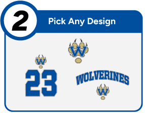 WAUKESHA WEST HIGH SCHOOL WOLVERINES Customize It Banner - Step 2 Banner