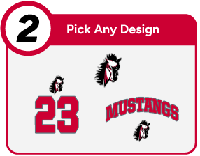 DOBBINS TECH HIGH SCHOOL MUSTANGS Customize It Banner - Step 2 Banner