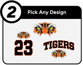 HUMANSVILLE HIGH SCHOOL TIGERS Customize It Banner - Step 2 Banner