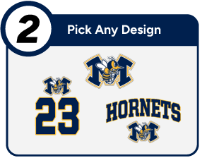 MONROE HIGH SCHOOL HORNETS Customize It Banner - Step 2 Banner